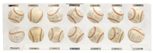 1996 Complete American League Team Signed Baseballs - Every Team Including Yankees & Red Sox
